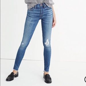Madewell 9” high-rise skinny jeans